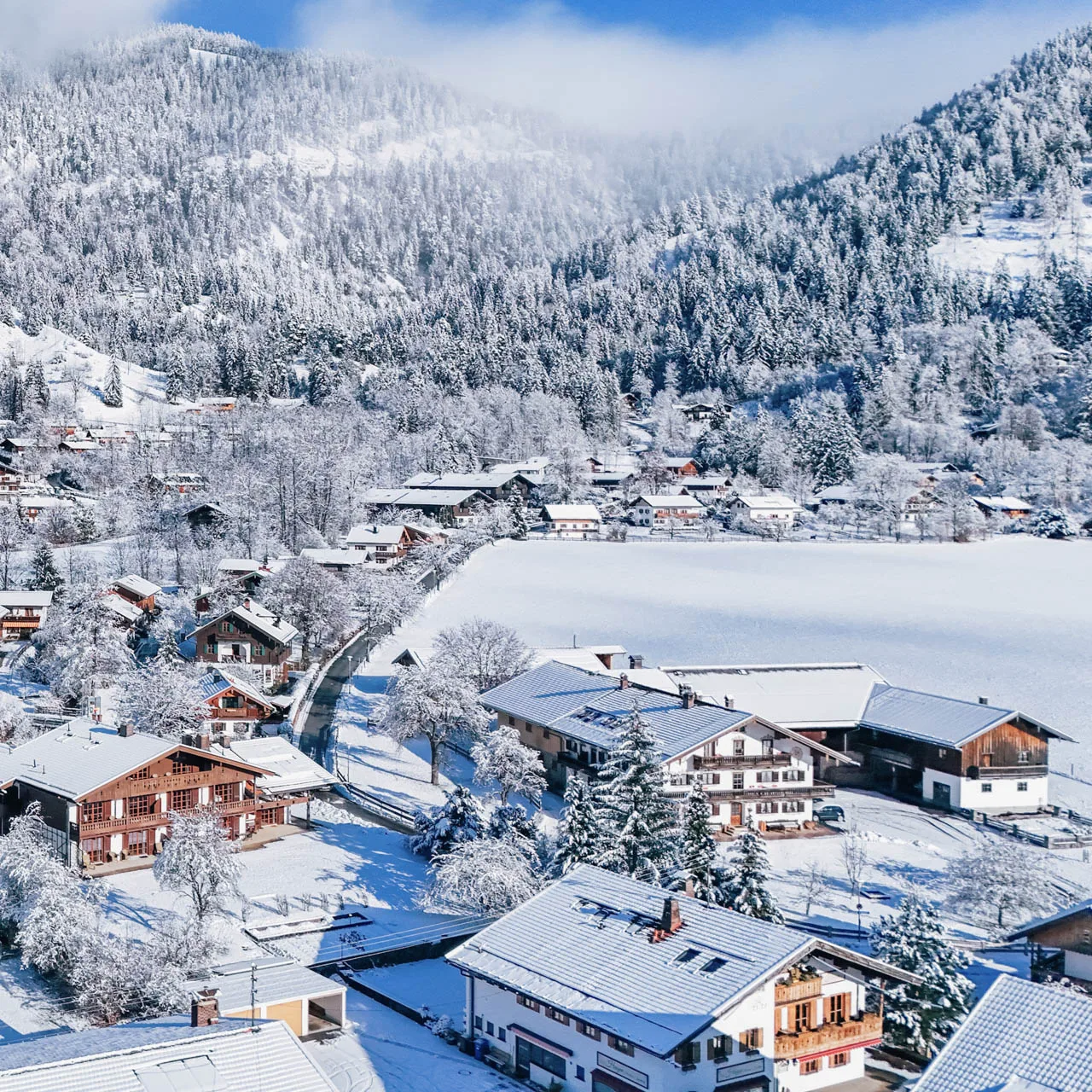 Bayrischzell im Schnee