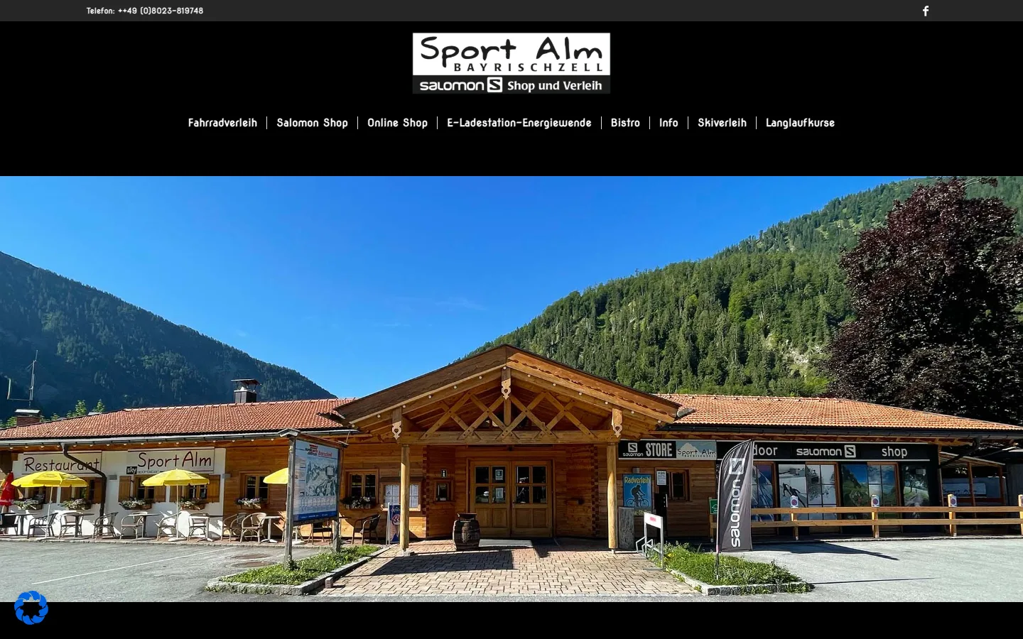 Startseite von sportalm-bayrischzell.de