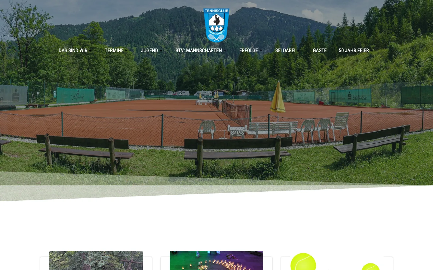 Startseite von tc-bayrischzell.de